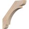 Ekena Millwork 3 1/2"W x 22"D x 22"H Olympic Smooth Knee Brace, Douglas Fir BRC04X22X22OLY00SDF - alternate 1